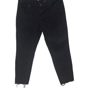 Camaieu Black jeans W 29 L 25 Raw Hem EUC